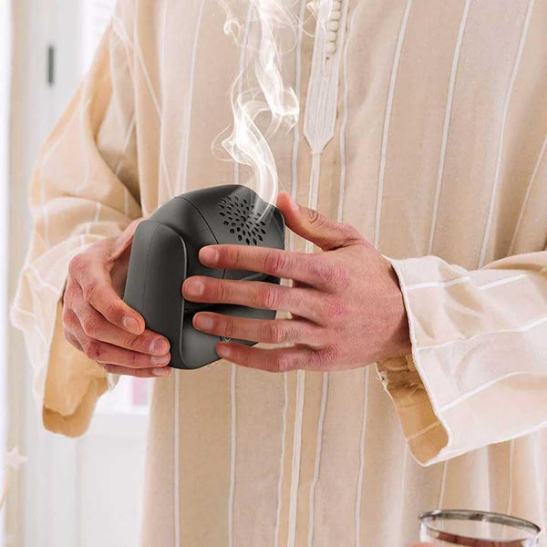 Electric Rotating Incense Burner – 1500 mAh Battery, Auto Shutoff | UAE